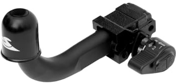 STEINHOF Anhängerkupplung abnehmbar horizontal für FIAT Panda 4x4 2 II 2004-2011 (4WD) (außer Cross-Version) mit universalem E-Satz 7-polig