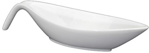 Holst Porzellan Bat 123 Bol avec Anse en Forme de Bateau Blanc 23 x 8,2 x 5 cm