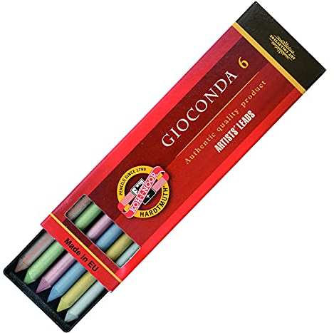 Koh-I-Noor Metallic Farbminen für Fallbleistift (6 Stück), 4380000001PK