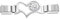Quiges Special 9mm Italian Style Charm Link Module Stainless Steel Zirconia heart for Italian Style Bracelets