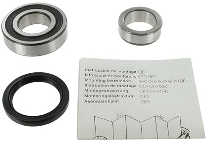 SKF Radlagersatz mit Wellendichtring VKBA 3967 Position Hinterachse Außendurchmesser 62 mm Höhe 78 mm Länge 76 mm Breite 49 mm - OE Qualität