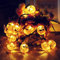 Itian 20 × Kürbis Lichterkette, Halloween Kürbis 2M für Innen und Außen, Halloween Lichterkette LED Wasserdichte Lichterketten Beleuchtung Halloween Dekoration für Party Garten