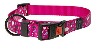 Karlie Art Sportiv Plus Halsband verstellbar mit gedrucktem Motiv Mix and Match L: 30 - 45 cm B: 15 mm Chip