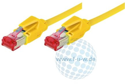 Tecline Category 6A Ethernet Kabel (3 m) gelb