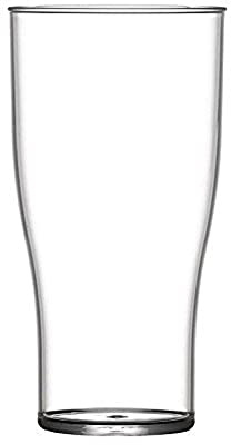 Polycarbonate Nucleated Beer Glasses 285ml CE Marked 10oz / 285ml. CE Marked. Pack quantity: 48