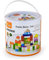VIGA 2043608 Toys - Holzebausteine - Bauernhof - 50 Stück