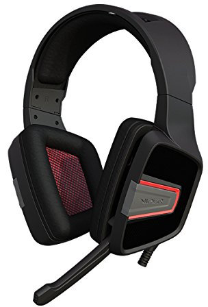Patriot Viper V330 Gaming Headset, Gaming Kopfhörer für PC, PC-Gaming, Over Ear, Klappbares Mikrofon mit Rauschunterdrückung
