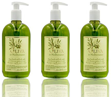 Awek.eu - Hotel Shampoo&Duschgel 2in1 Pumpflasche Oliva 500ml 1 Stück - Holzig