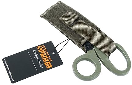 EXCELLENT ELITE SPANKER Tactics Scissors Tool EMT EMS Medizinische Scherentasche Scherentasche Handwerkzeugtasche(Olivgrün)