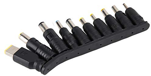ASHATA 10Pcs DC Power Connector Adapter,5.5MM x 2.1MM to Male Universal Multifunctional Notebook Laptop Power Supply Charger Adapter Connector for Toshiba/HP/DELL/IBM/Fujitsu/SONY/ACER/BENQ/Lenovo