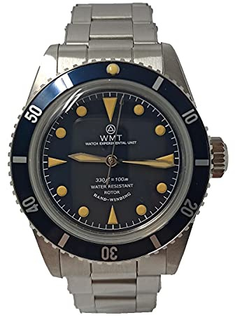Walter Mitt Sea Diver Marine Acciaio Automatico Blu Orologio Unisex