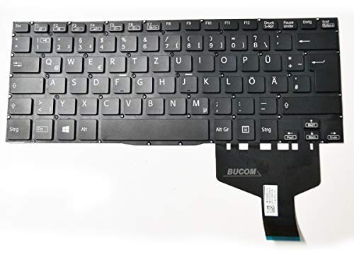 Bucom Tastatur für Sony VAIO 13 13A 13N SVF13A SVF13N deutsch schwarz Keyboard