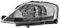 Halogen Scheinwerfer Hauptscheinwerfer Frontscheinwerfer links H7/H1 für Model C3 I FC_ FN_