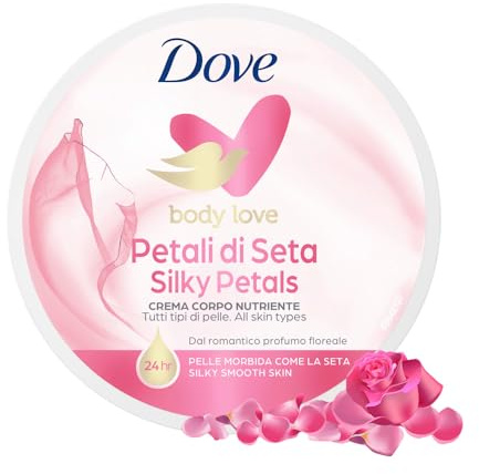 DOVE Körpercreme Blütenblätter aus Seide, 6 x 300 ml, 6 Stück