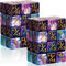 48 Stücke Würfel Zähler Zeichen Würfel D6 Würfel Loyalität Würfel mit Aufbewahrung Beuteln Kompatibel mit MTG, CCG, Kartenspiel Zubehör, 2 Arten