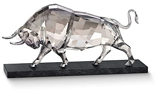 Swarovski Figurine Stier 5529962, Soulmates Kollektion, Kristalle, Design Heinz Tabertshofer, Größe 14x29x8cm