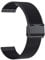 Microwear Uhrenarmband,16mm 18mm 20mm 22mm Ersatz Edelstahl Metallgitterband,Schnellverschluss Uhrenarmband Metallschraube,Smart Watch Armbänder für Männer Frauen (Black)