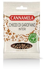 Cannamela, Linea Busta Super, Chiodi di Garofano Interi, Confezione da 15g, Ideale per Speziare e Marinare Carni e Arrosti, Aromatizzare Cocktail e Composte di Frutta