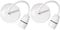 Ceiling Pendant Light Fitting 6 Inch Ceiling Lights Vintage Hanging Light Plastic Lamp Hanging Light for Bed Room, Living Room, Dinning Room and Home Decor (Pack of 2)