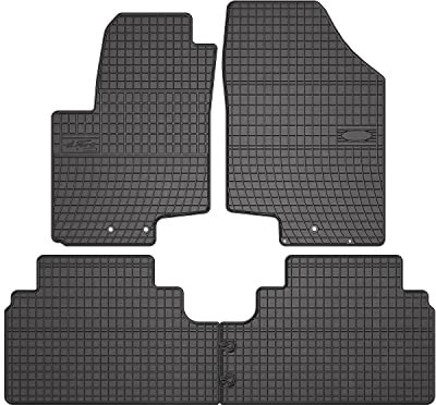 OMAC Gummi Fußmatten für Kia Venga 2010-2025 Automatten Gummi TPE Schwarz 4tlg