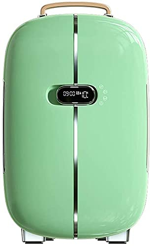 Samnuerly 13L Professional Skincare Fridge Mini Beauty Fridge & Organizer For Makeup Storage Skin Care Tools Giift for Womens,White (Green)