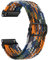 AidorMax 22 mm Nylon Geflochtenes Armband, Elastisch-Ersatzarmband mit Schnellverschluss Kompatibel mit Smartwatches und Armbanduhren, Verstellbar Uhrenarmband für Damen und Herren (Tarnung)