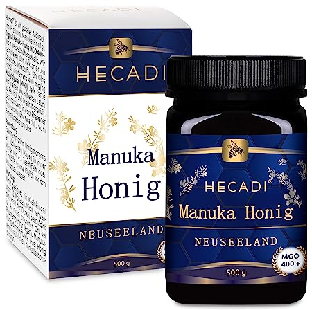 Manuka Honig MGO 400+ Hecadi I Original aus Neuseeland I mit zertifiziertem und Garantiertem Inhalt von MGO