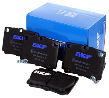SKF Scheibenbremse Bremsbelag VKBP 90640 A - 4er Set - Position Hinterachse Höhe 77 mm Länge 134 mm Breite 83 mm Dicke 14 mm - OE Qualität