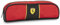 FERRARI - Astuccio 2 Penne Scuola Porta Cancelleria Con Tirazip In Metallo - Astuccio Piccolo Portapenne Bambino E Bambina Per Medie E Elementari, Cm 20x4,5hx4,5 - Rosso