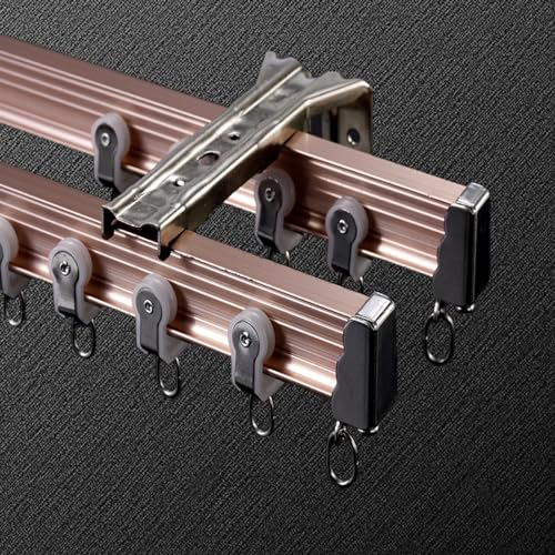 Flexibler Schienenvorhang, Vorhangschiene aus Aluminium, quadratische Gardinenstange, Aluminiumlegierung, Deckenmontage oder Wandschiene, Vorhänge Decke