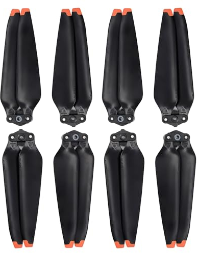 4 Paar Propeller für DJI Mavic 3 Pro/Mavic 3 Pro Cine/Mavic 3/Mavic 3 Cine/Mavic 3 Classic Ersatzpropellerblätter 9453F Flügel Geräuscharme Luftschrauben für DJI Mavic 3 Serie Drohnen Zubehör Orange
