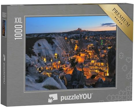 Puzzle 1000 Teile XXL „Goreme bei Nacht, Kappadokien, Türkei“ – aus der Puzzle-Kollektion Türkei