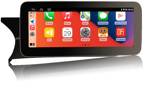 Erisin 10.25 Zoll 8-Kern [4+64GB] Android 13 Autoradio Für Mercedes Benz C-Class W204 S204 NTG 4.5 Unterstützt GPS Navi Kabellos Carplay Bluetooth 5.0 IPS-Touchscreen WiFi DSP DAB+