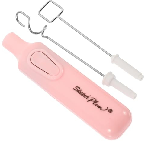 STOBOK 1 Satz Mischen Von Gouachefarben Tintenmischer D Batterien Wiederaufladbar Mini-handmixer Epoxid Werkzeuge Farbmischung Rosa Elektrische Heizungen Tragbar