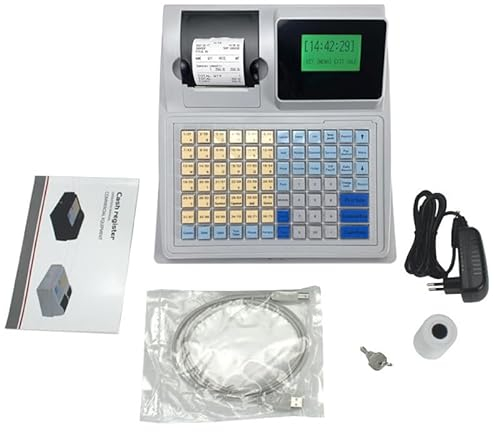 Die Registrierkasse mit Banknotenprüfung kann Belege drucken und verfügt über mehrere Funktionen in einem Gerät, der digitalen LED-Registrierkasse, für den Restaurant-Supermarkt-Einzelhandel