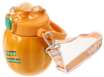 BESPORTBLE Tragbare Outdoor-wasserflasche Große Kapazität Sport-wasserflasche Edelstahlkrug 650 Ml Orange für Camping-übungen