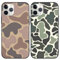 Yomjew 2 Pack Army Green Camo Phone Case for iPhone 11 Pro 5.8 inches, Cool Durable Pattern Flag Anti-Scratch Soft Slim Flexible Protective Shockproof TPU Funda Cover for Men Boys