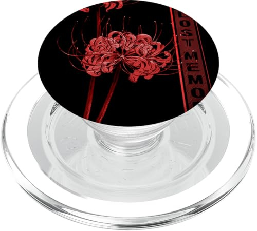 Japanische Spinnenlilie Soft Grunge Anime Ästhetik Blume PopSockets PopGrip für MagSafe