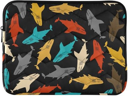 Mnsruu Shark Laptop Sleeve,Waterproof Laptop Bag for 13-16 Inches Notebook Computer Tablet Zipper Briefcase Carrying Bag/Pouch Cover Case