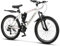 infirack 20, 24 Zoll Mountainbike Kinderfahrrad mit Fahrtasche, Mädchen und Jungen, 21 Gang Tourney Schaltwerk, Kettenschaltung, Hochwertiger Rahmen, Jugendfahrrad MTB Hardtail Fahrrad