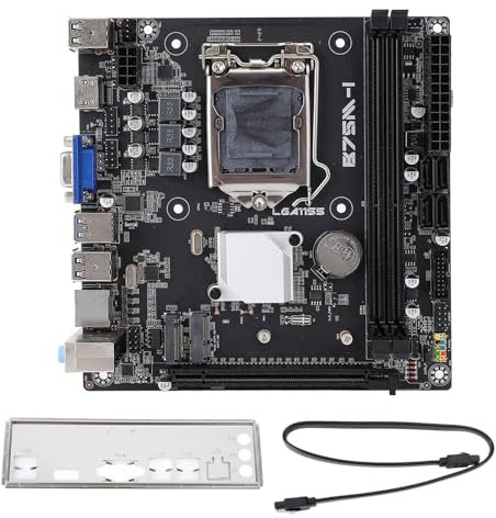 B75M-I Motherboard, 2xddr3 Speicher Max 16GB, LGA1155 CPU, PCI E3.0x16, Serial ATA 3.0, VGA, HDMI, M.2 NVM, ITX-Mining-Mainboard für Core I7 I5 I3