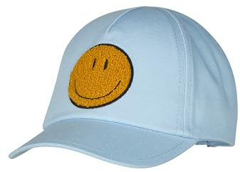 Sterntaler Basecap Smiley – Kindermütze aus Canvas mit Smiley-Stickerei, elastischer Gummibund