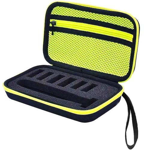 Tasche für Philips OneBlade 360 Face & Body Elektrischer Rasierer Schutzhülle, QP2724/31 QP2734/30 QP6552/30 QP6551/30 QP2824/30 One Blade Tragetasche Reiseetui (mit Schwamm)