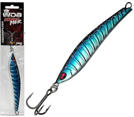 Wild Devil Baits Strike Pilk Pilker Meeresköder Angeln Dorsch Heilbutt Norwegen Köder Meeresangeln