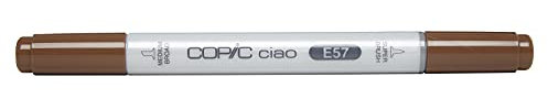 Copic Ciao - Pennarello Grafico con Doppia Punta, 11 g , Marrone (Luce Noce), 12 x 12 x 150 mm