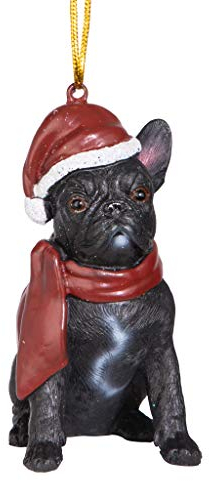 Design Toscano Christbaumschmuck, Französische Bulldoge