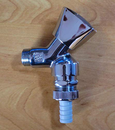 SHK ASW GA-Ventil glanzverchromt 1/2 mit Rückflußverhinderer