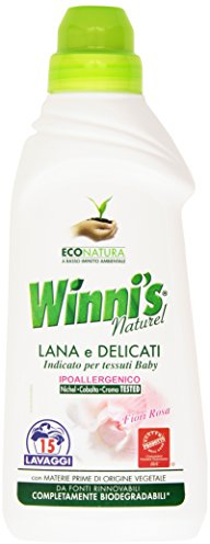Winni's Waschmittel für Wolle und Feinwäsche, hypoallergen, rosa, 750 ml