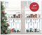 Xmas Fenstersticker Winter in der Stadt