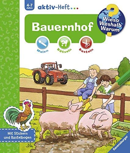 Wieso? Weshalb? Warum? aktiv-Heft: Bauernhof von Katrin Merle (Illustrator) (25. Januar 2015) Taschenbuch